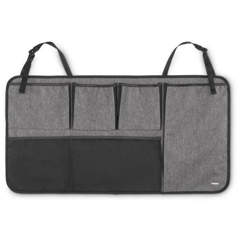 HAMA 121344 AUTOCSOMAGTER RENDSZEREZO, HATSO ULESEK HATTAMLAJARA ROGZITHETO, POLIESZTER, SZURKE/FEKE https://www.andreashop.sk/files/kat_img/1.jpg_OID_XOR9000901.jpg