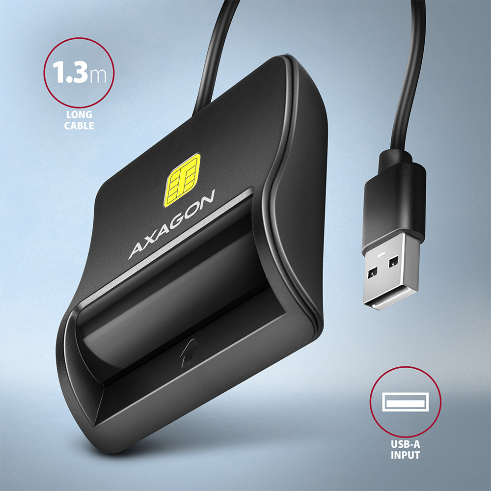 AXAGON CRE-SM3N, USB-A FLATREADER KULSO KARTYAOLVASO SMART CARD, KABEL 1.3M https://www.andreashop.sk/files/kat_img/3.jpg_OID_VKA1000901.jpg