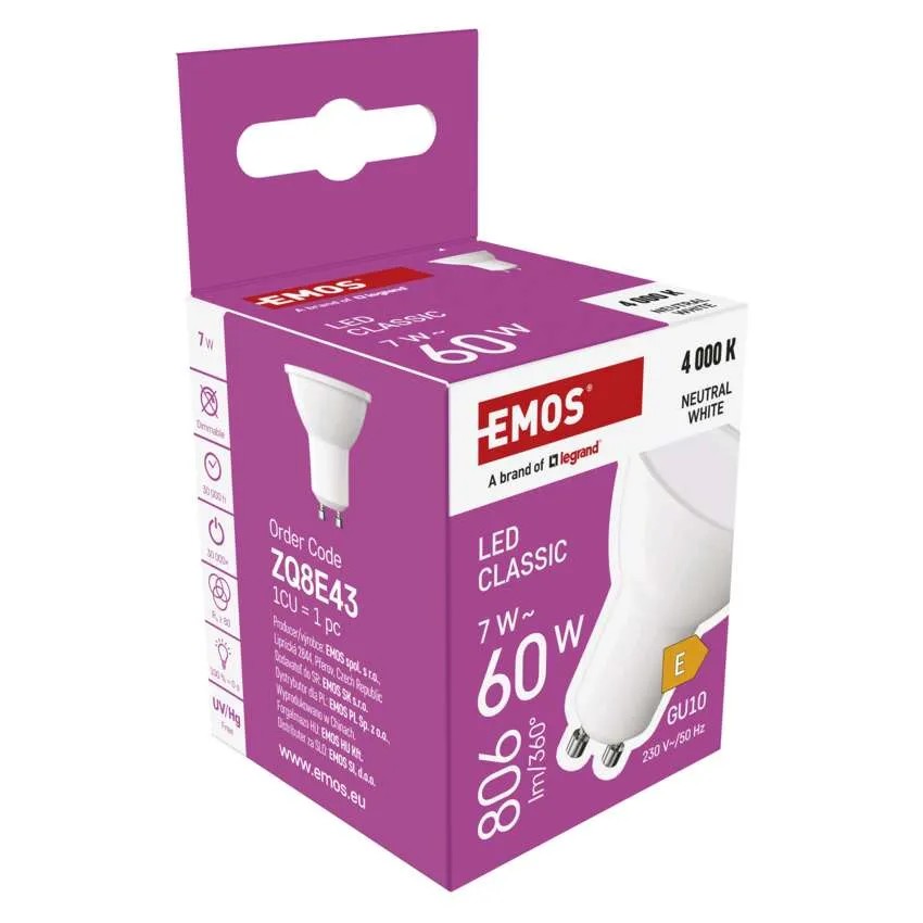 EMOS ZQ8E43 LED IZZO CLASSIC MR16 / GU10 / 7 W (60 W) / 800 LM / TERMESZETES FEHER https://www.andreashop.sk/files/kat_img/7.jpg_OID_46GJ000901.jpg