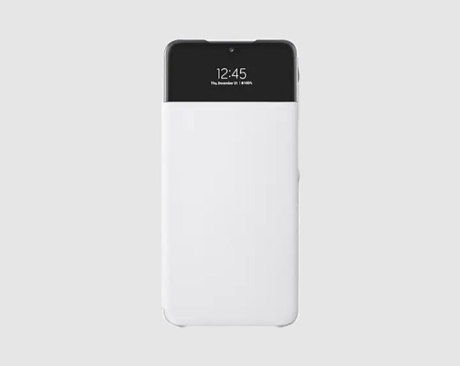 SAMSUNG EF-EA326PWE A32 5G FLIP TOK VIEW, FEHER https://www.andreashop.sk/files/kat_img/SAMSUNG_EF_EA326PWE_FLIPOVE_PUZDRO_S_VIEW_BIELE_PRE_A32_5G_1.jpeg_OID_Q20AI00101.jpeg
