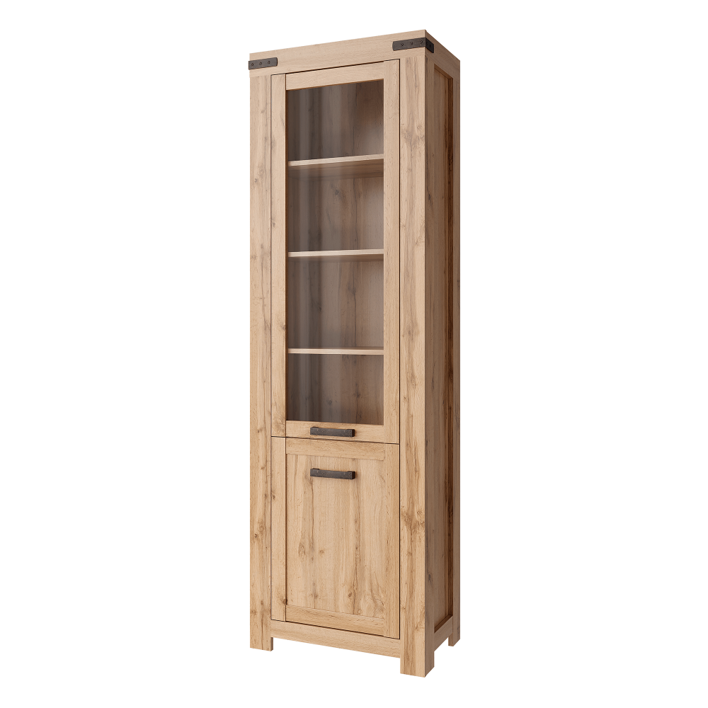 KONDELA Vitrin 1D1W, wotan tölgy, MORATIZ https://obrazky.kondela.sk/Files/1098639000/1098639343/moratiz-vitrina-1d1w-min.png